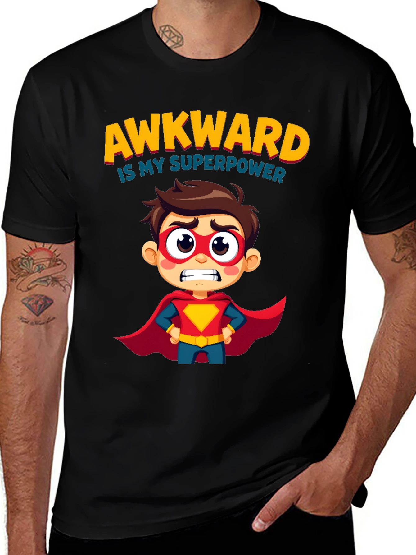 Awkward Superpower Graphic Tee