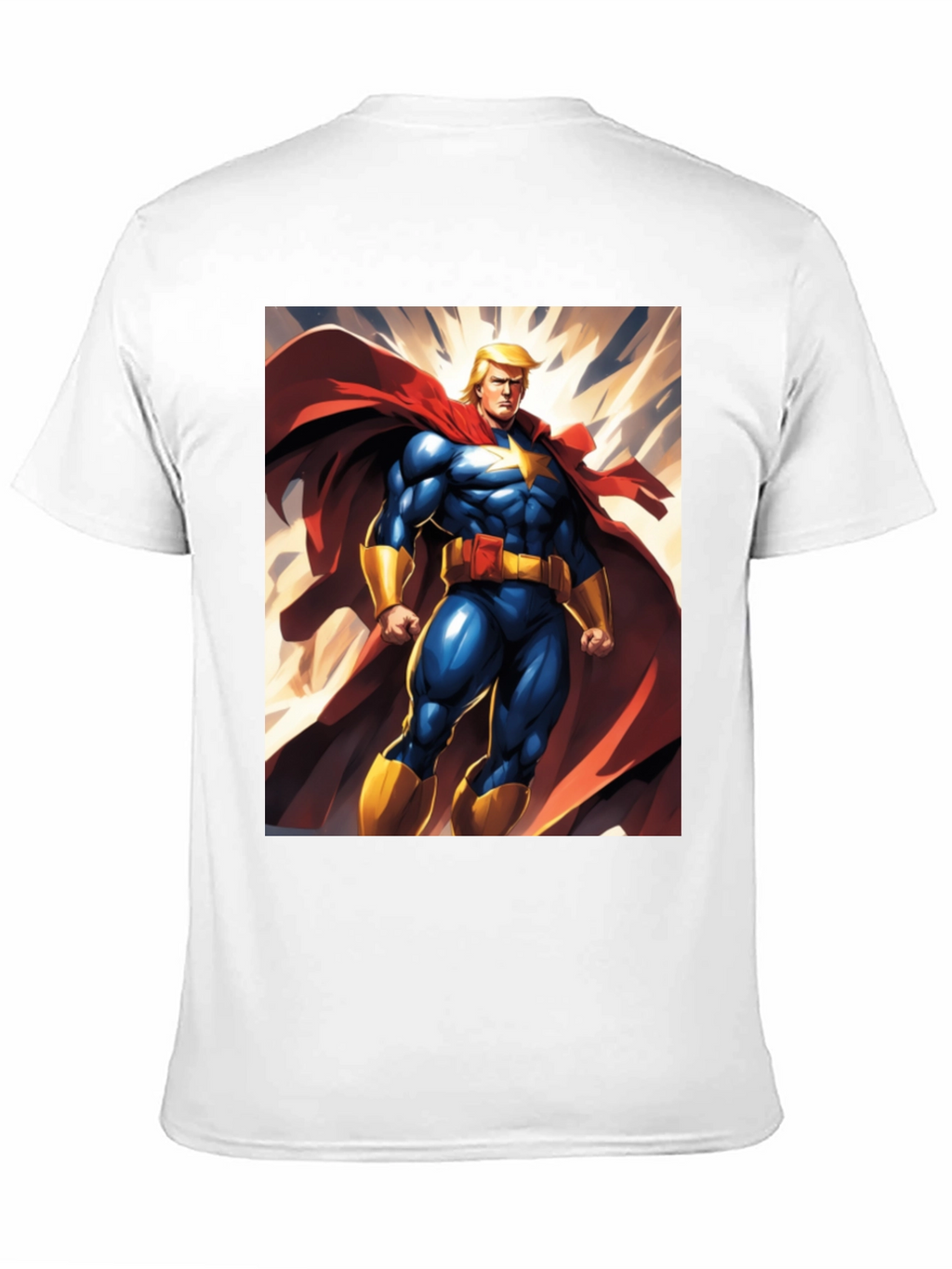 Trump Super Hero T-Shirt | Mens Black Graphic Tee