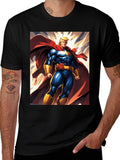Trump Super Hero T-Shirt | Mens Black Graphic Tee