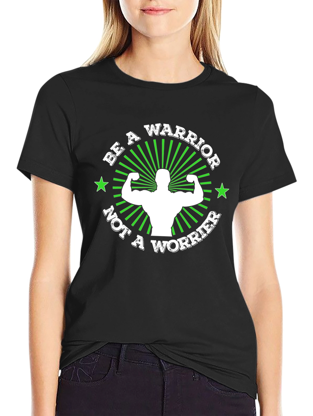 Be a Warrior T-Shirt - Motivational Fitness Tee