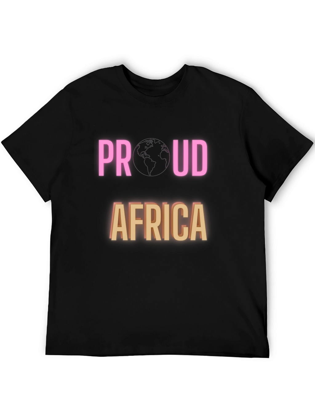 Proud Africa Black T-Shirt