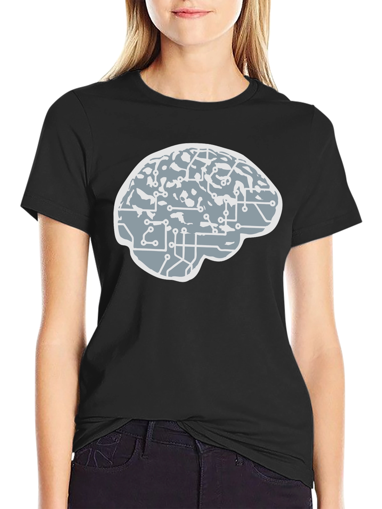 Brain Circuit T-Shirt - Smart Tech Tee