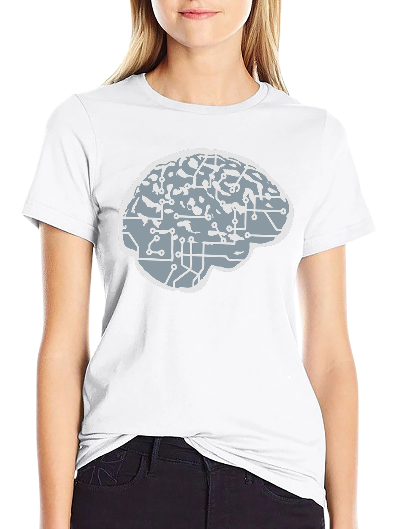 Brain Circuit T-Shirt - Smart Tech Tee