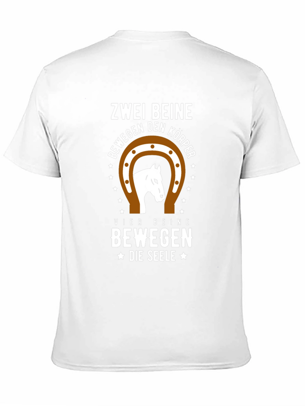 Zwei Beine Horse Graphic Tee - Black