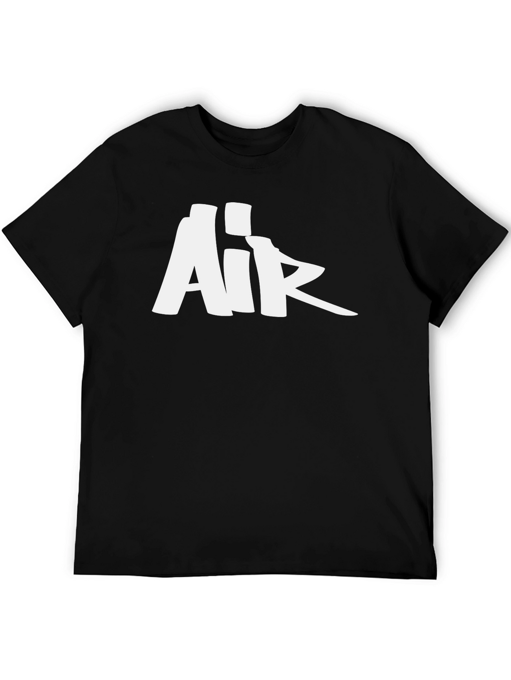 Bold Air Logo Black T-Shirt