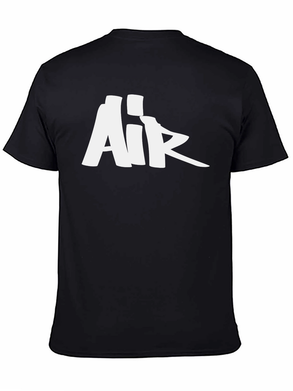 Bold Air Logo Black T-Shirt