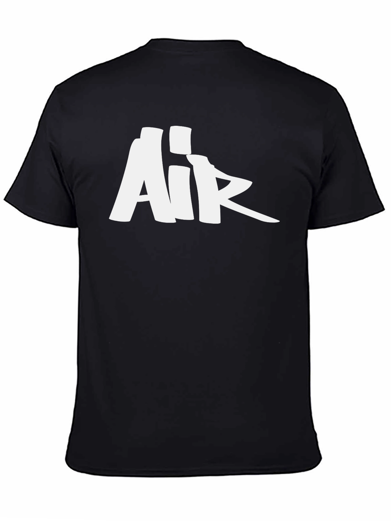 Bold Air Logo Black T-Shirt