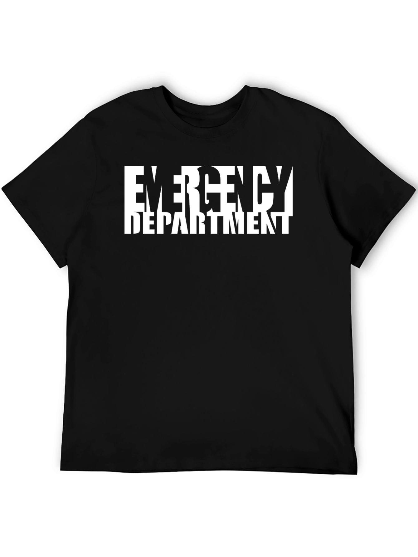 Emergency Department Black Graphic T-Shirt