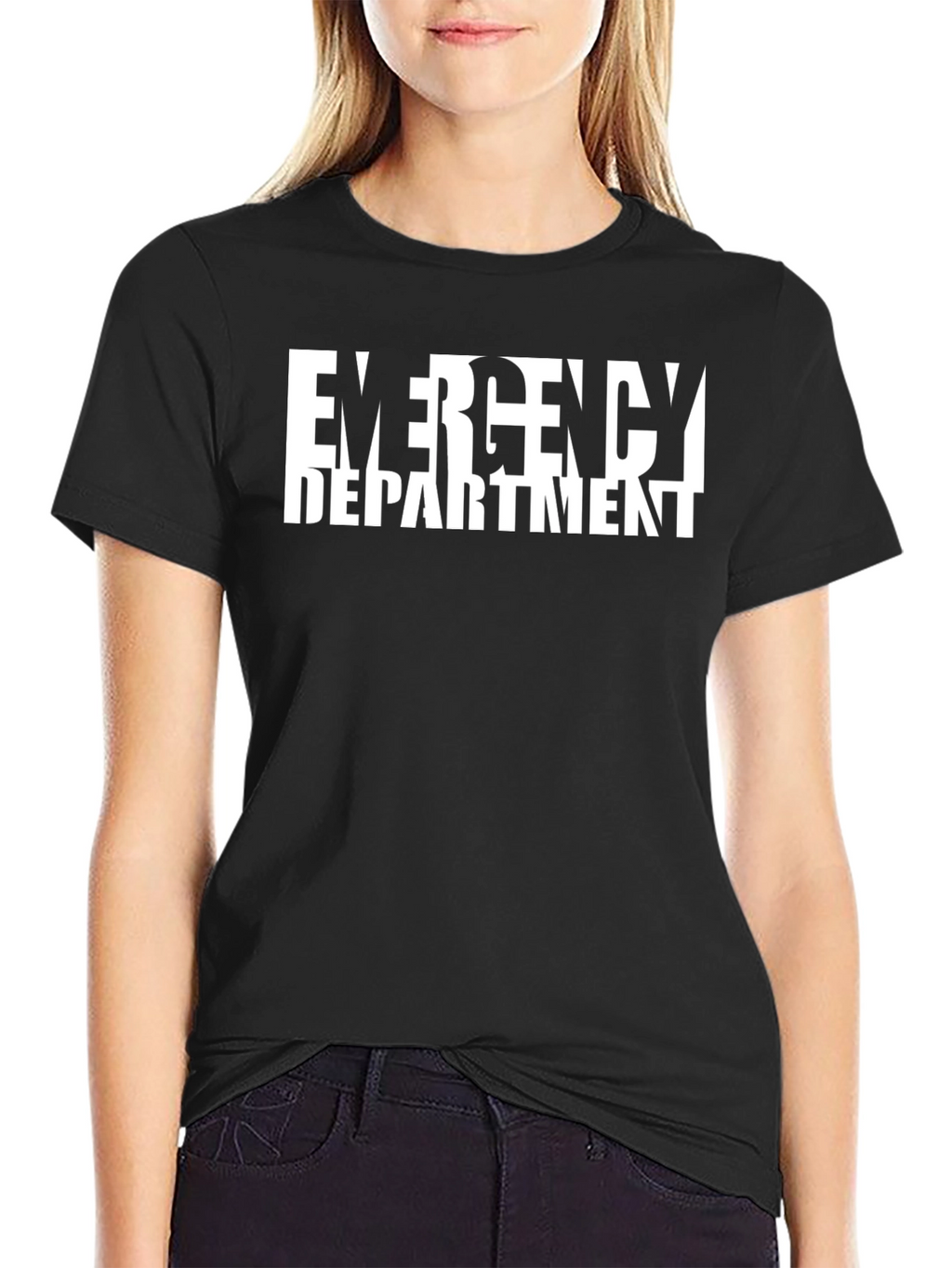 Emergency Department Black Graphic T-Shirt