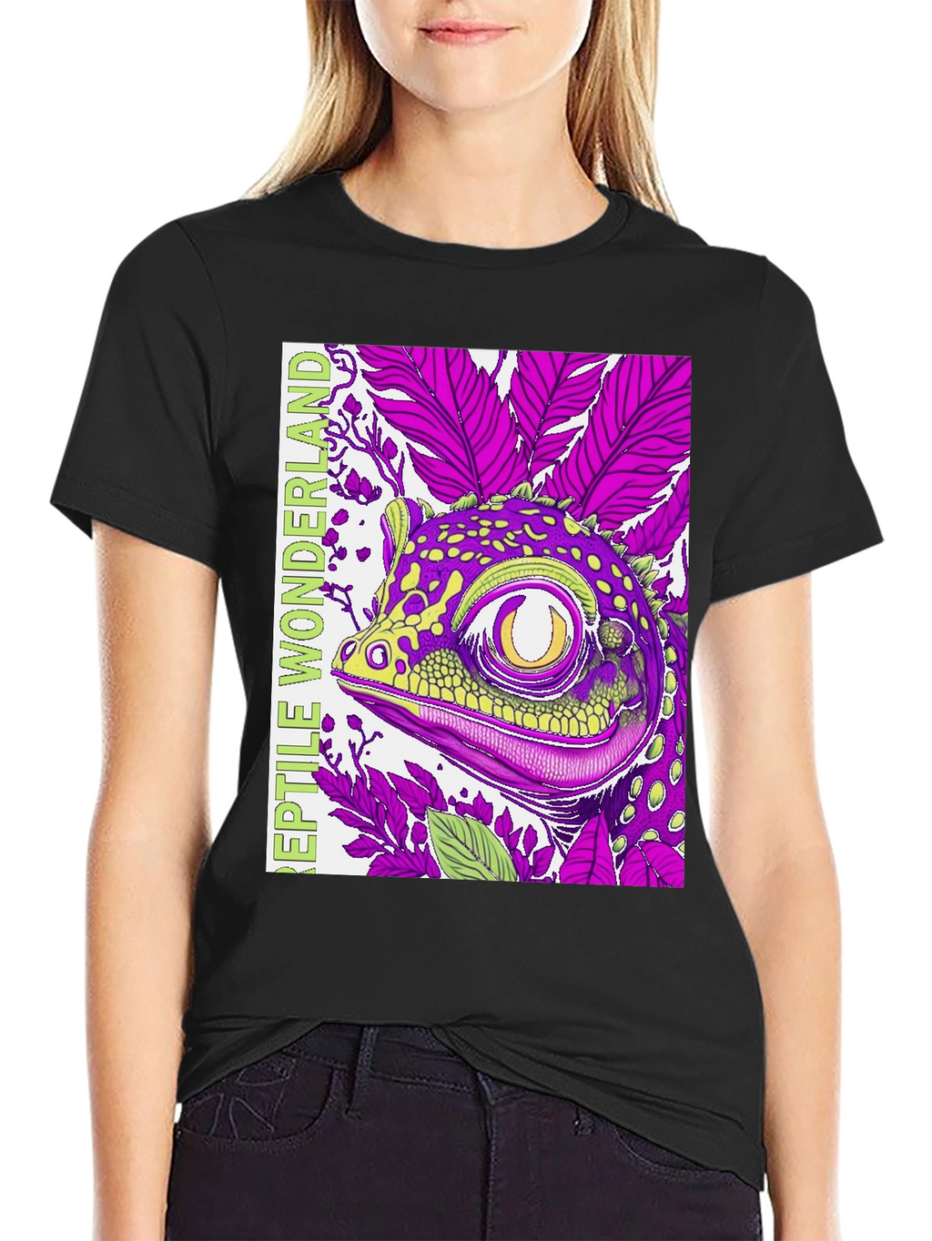 Reptile Wonderland T-Shirt: Gecko Graphic Tee