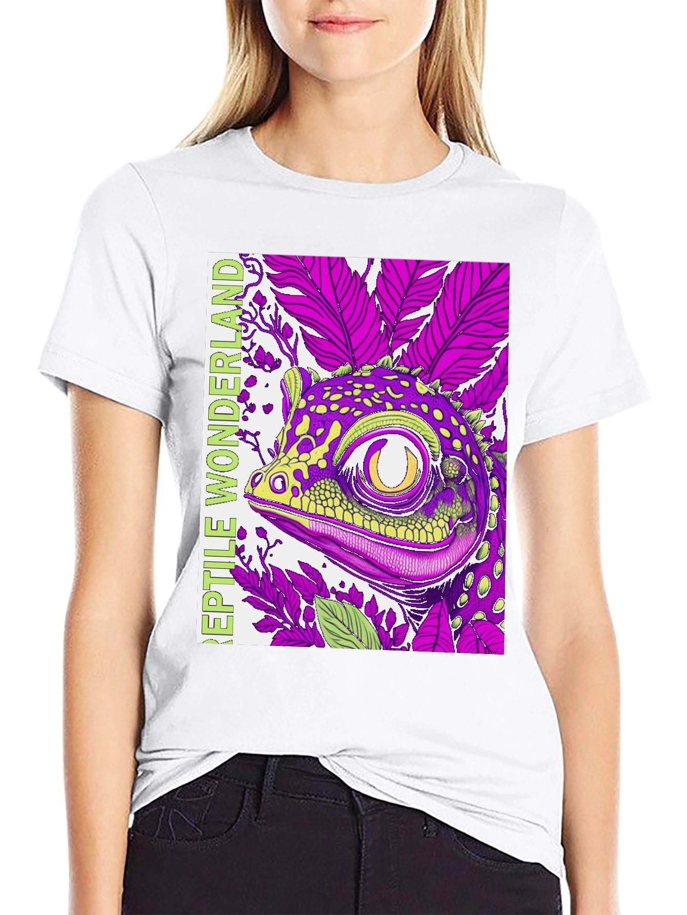 Reptile Wonderland T-Shirt: Gecko Graphic Tee