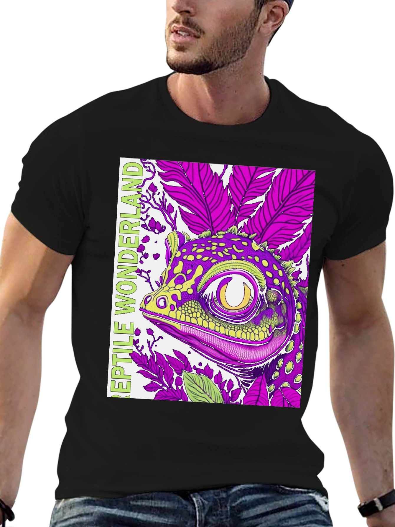 Reptile Wonderland T-Shirt: Gecko Graphic Tee