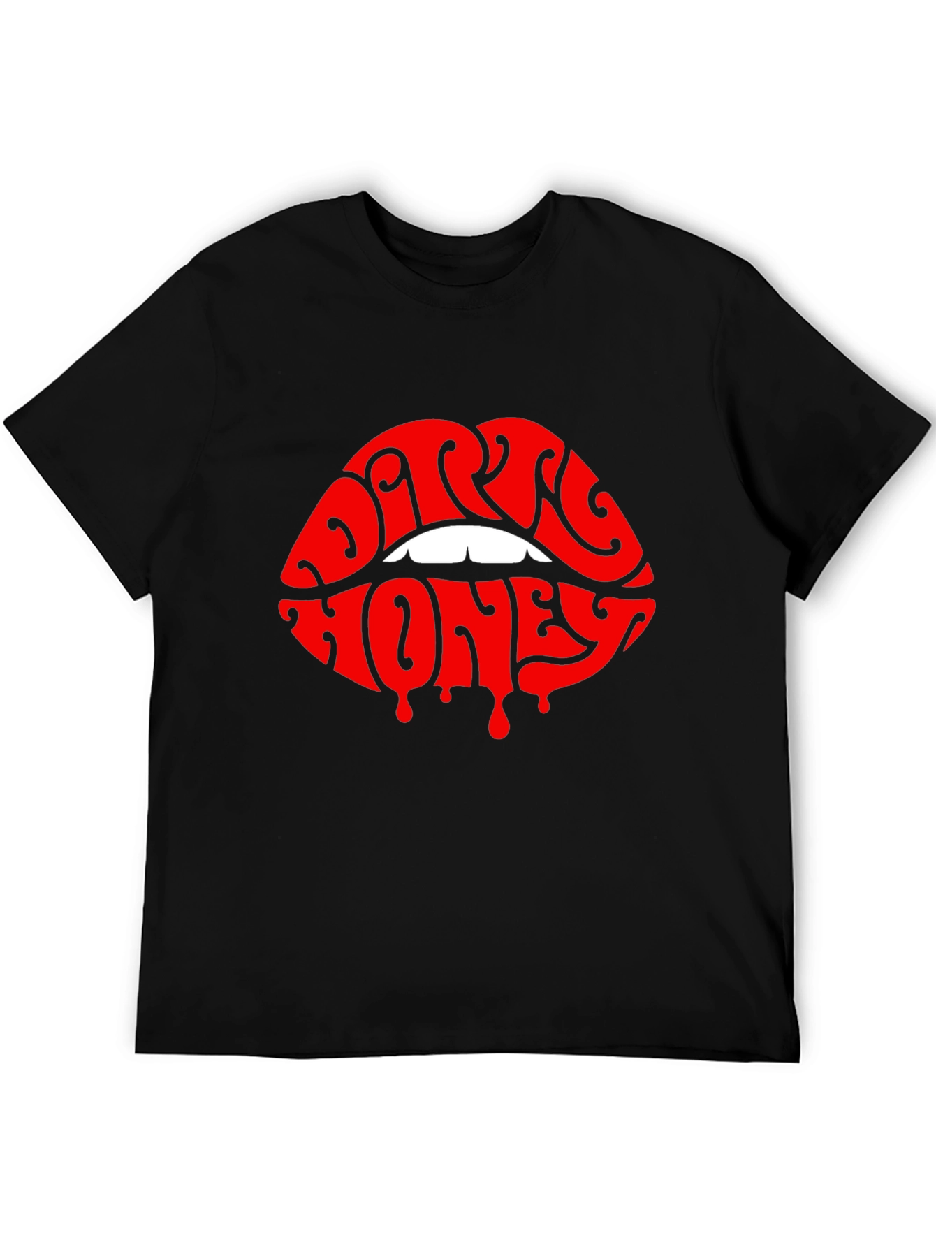 Dark Honey Lips Graphic T-Shirt - Unisex