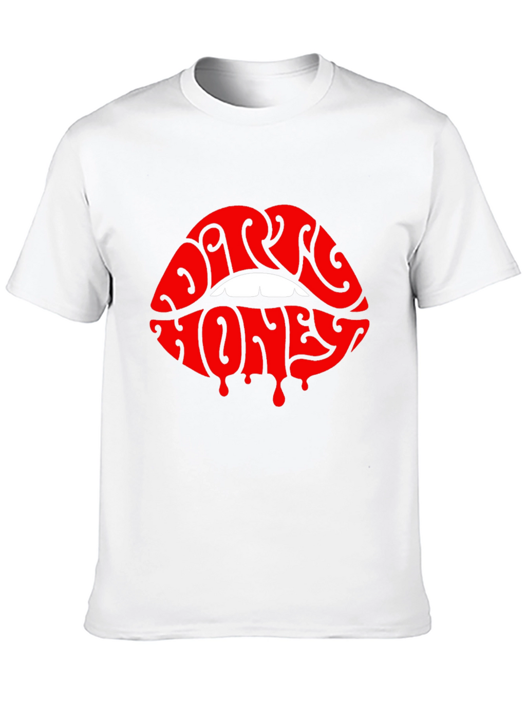 Dark Honey Lips Graphic T-Shirt - Unisex