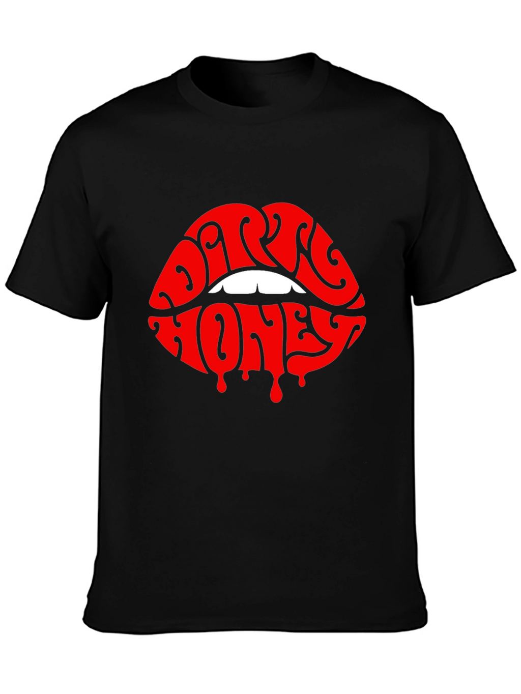 Dark Honey Lips Graphic T-Shirt - Unisex