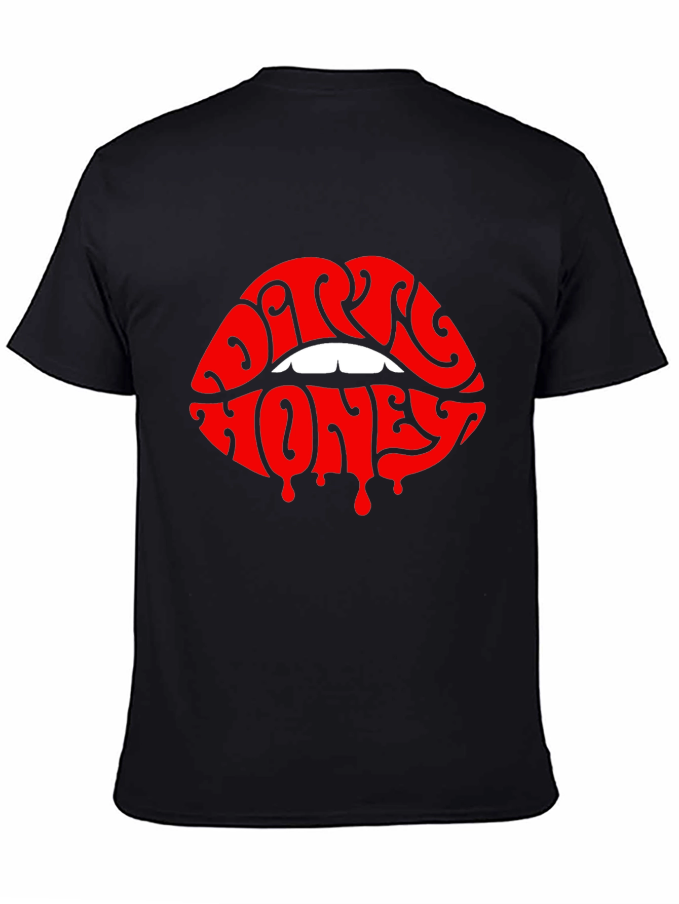 Dark Honey Lips Graphic T-Shirt - Unisex