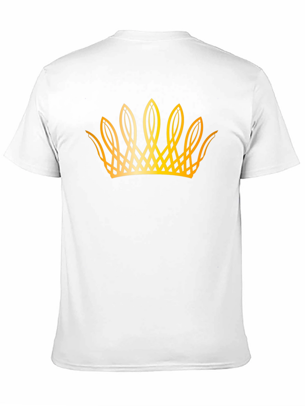 Golden Crown Graphic Black T-Shirt
