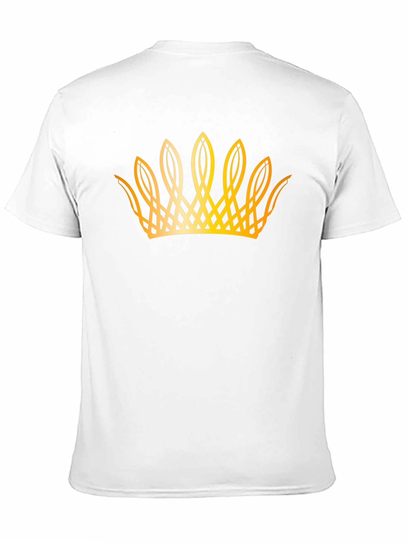 Golden Crown Graphic Black T-Shirt