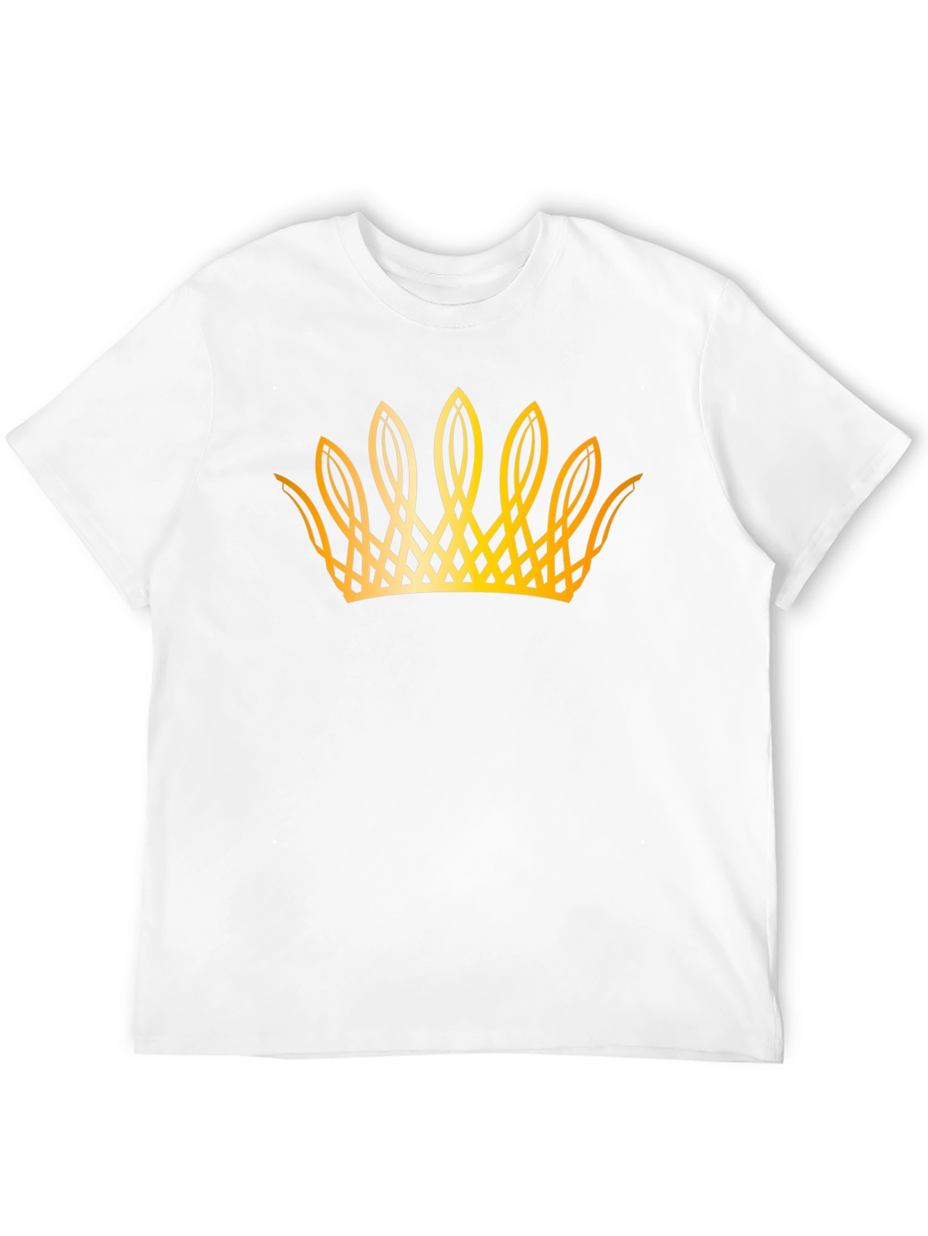 Golden Crown Graphic Black T-Shirt