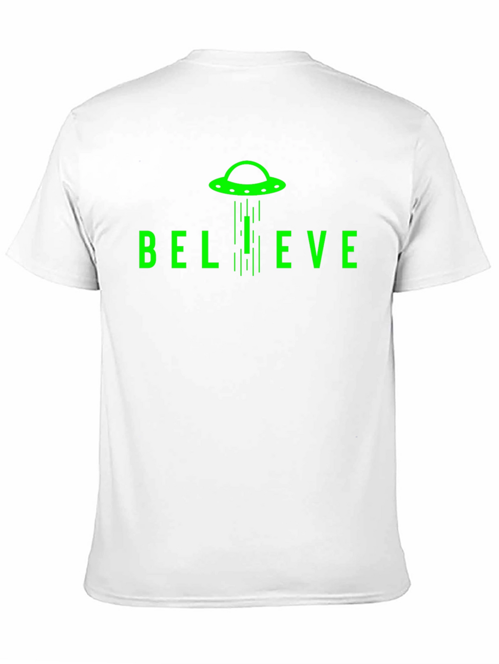 Believe UFO Graphic T-Shirt - Black