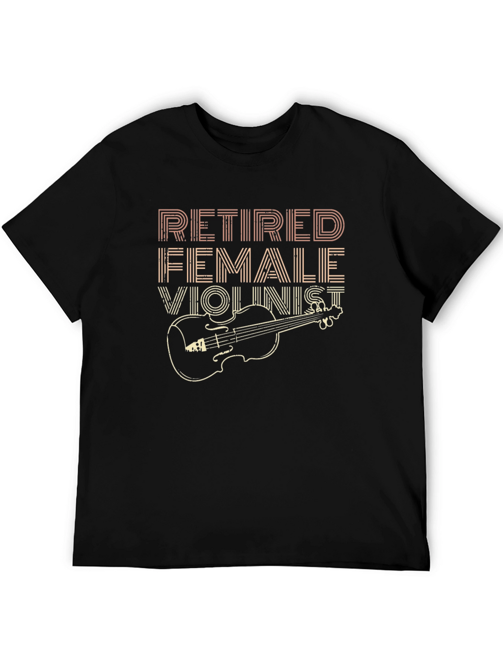 Retired Female Violinist Graphic Tee