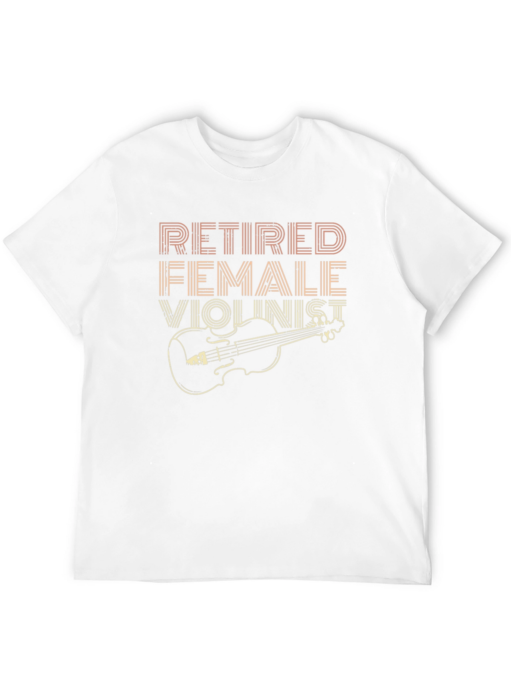 Retired Female Violinist Graphic Tee