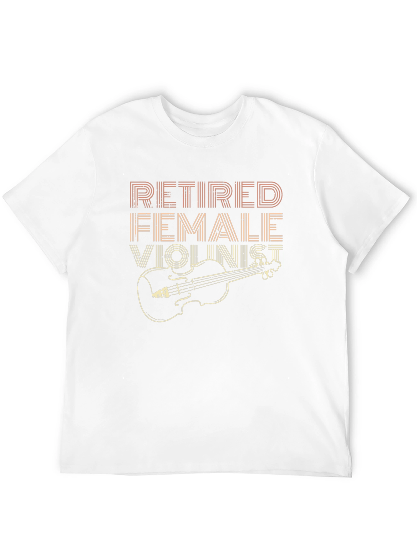 Retired Female Violinist Graphic Tee