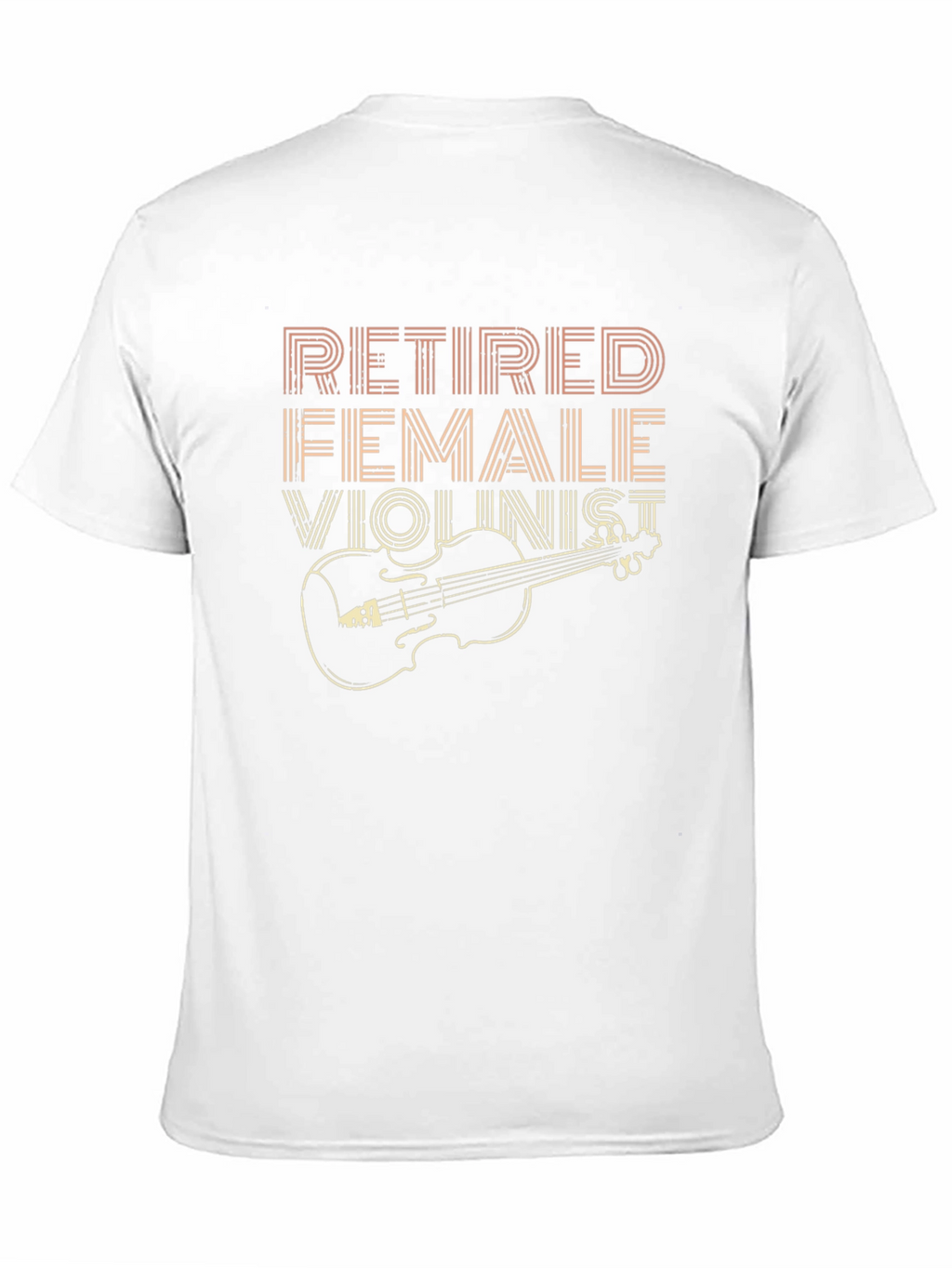 Retired Female Violinist Graphic Tee