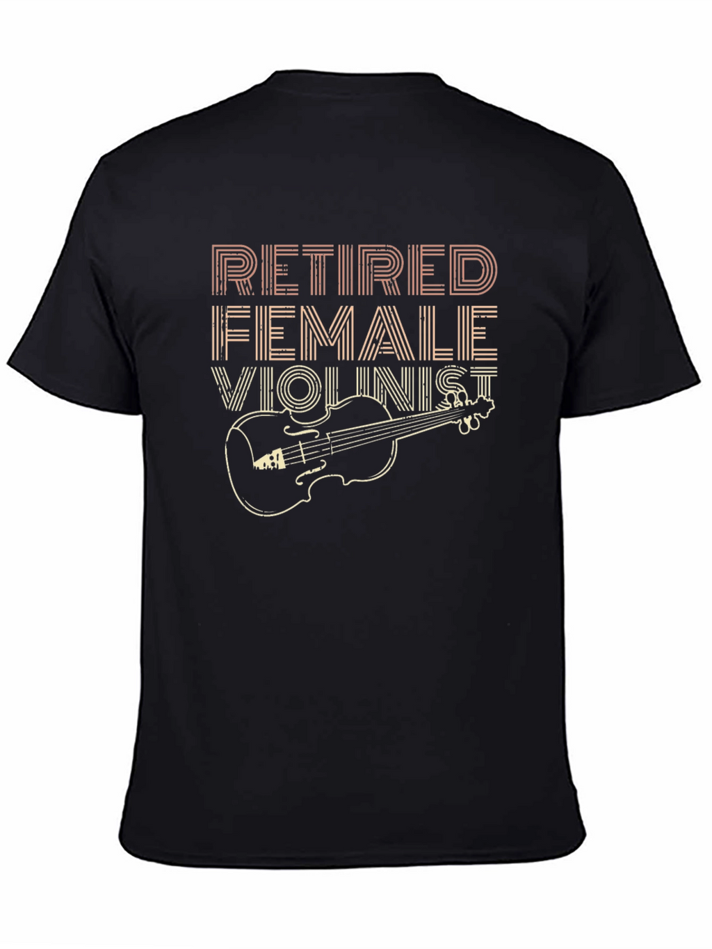 Retired Female Violinist Graphic Tee