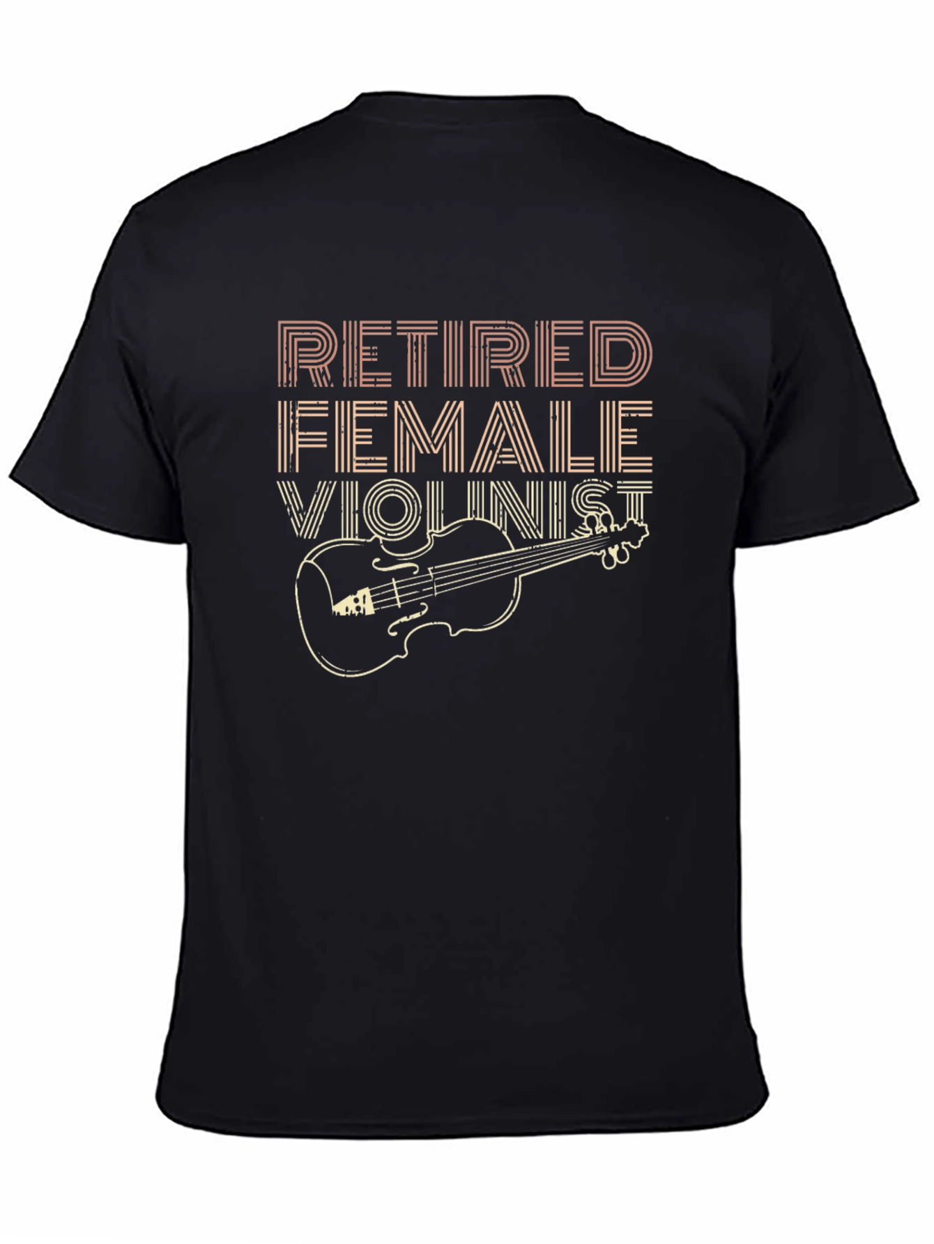 Retired Female Violinist Graphic Tee