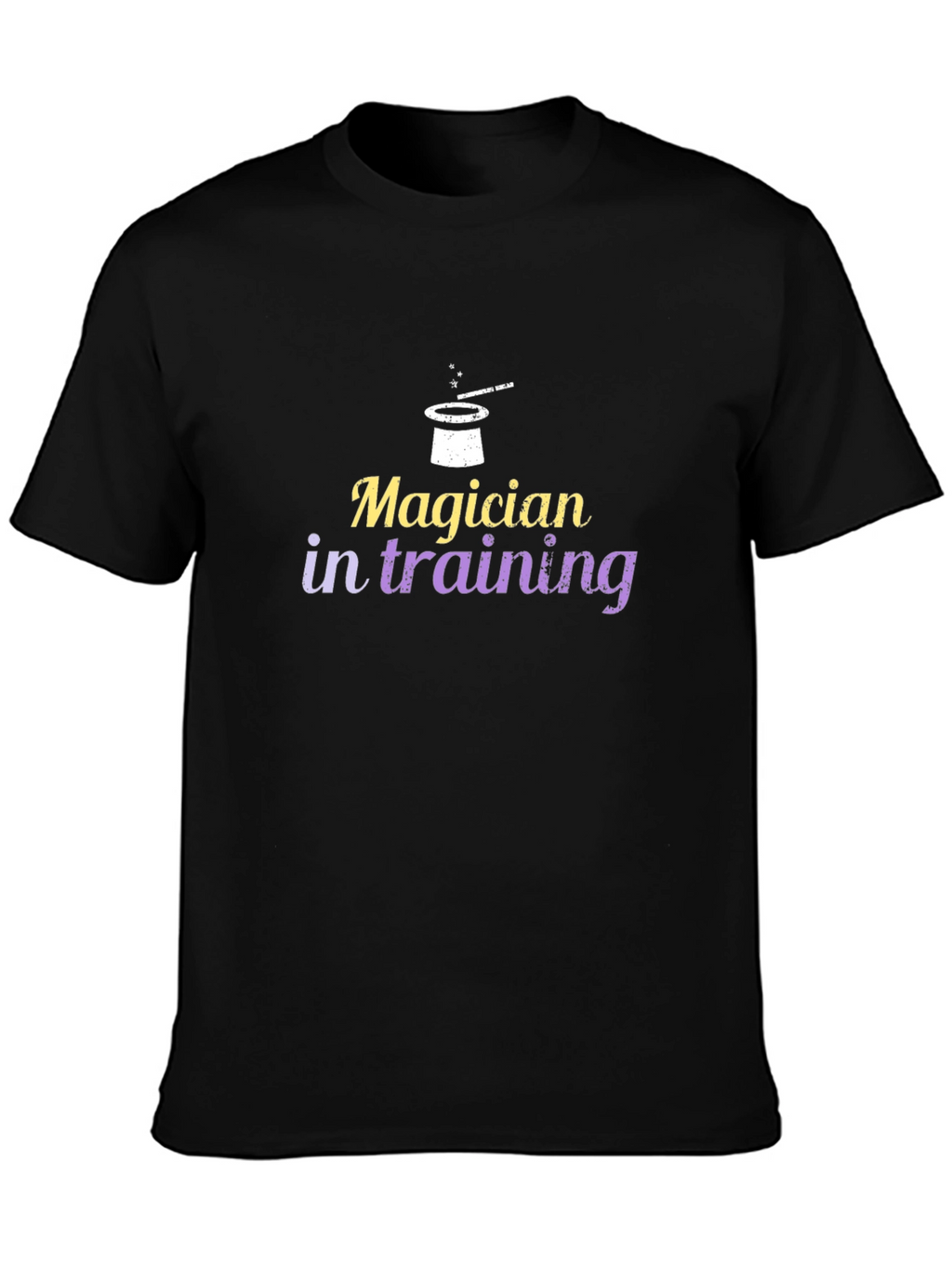 Magician in Training Black Graphic T-Shirt