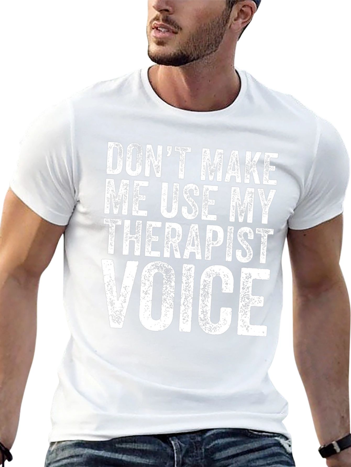 Therapist Voice Graphic T-Shirt - Funny Novelty Tee