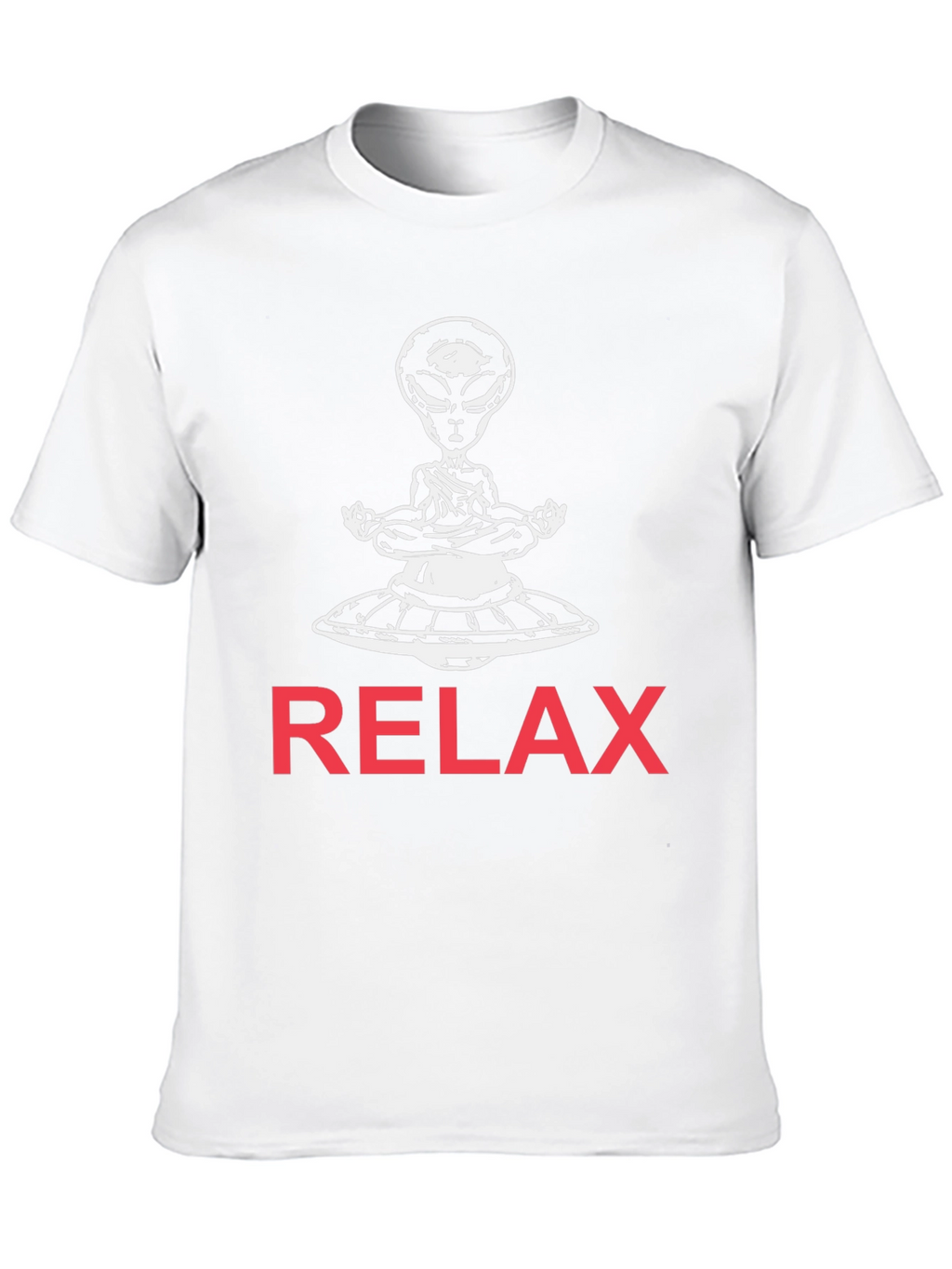 Relax Alien T-Shirt -  UFO Meditation Tee