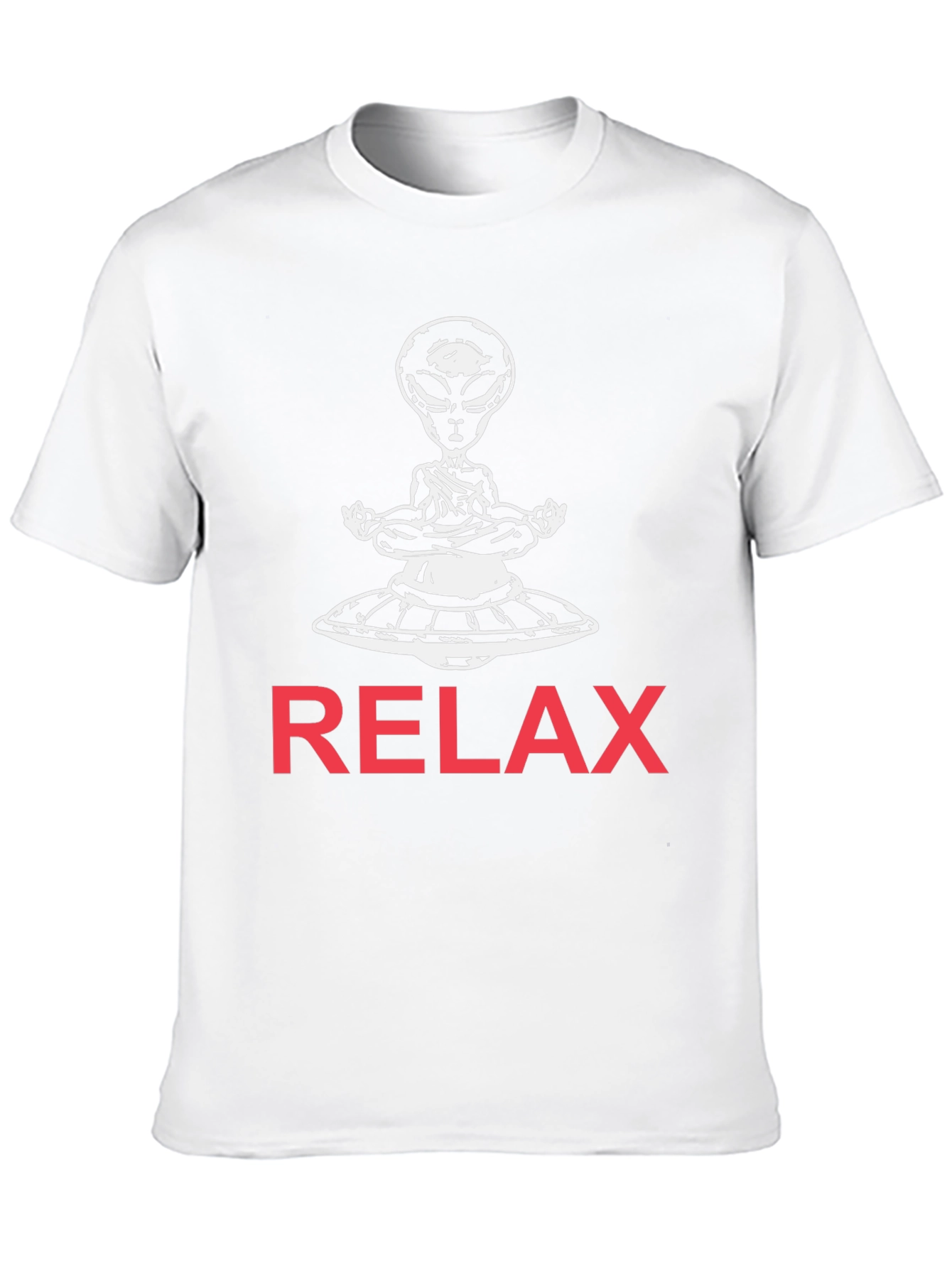 Relax Alien T-Shirt -  UFO Meditation Tee