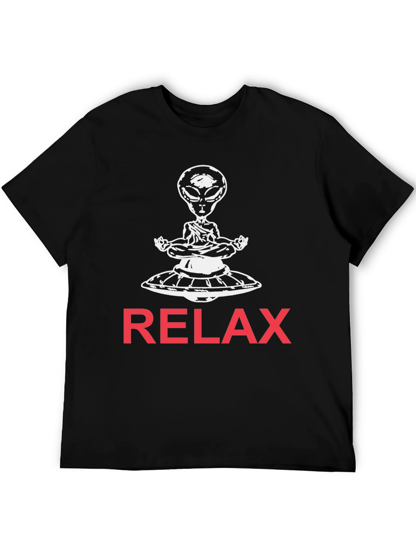 Relax Alien T-Shirt -  UFO Meditation Tee