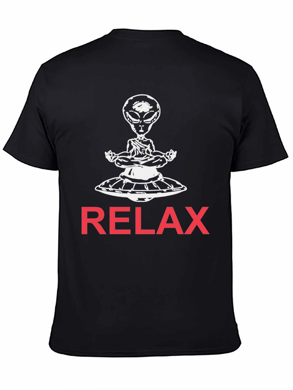 Relax Alien T-Shirt -  UFO Meditation Tee