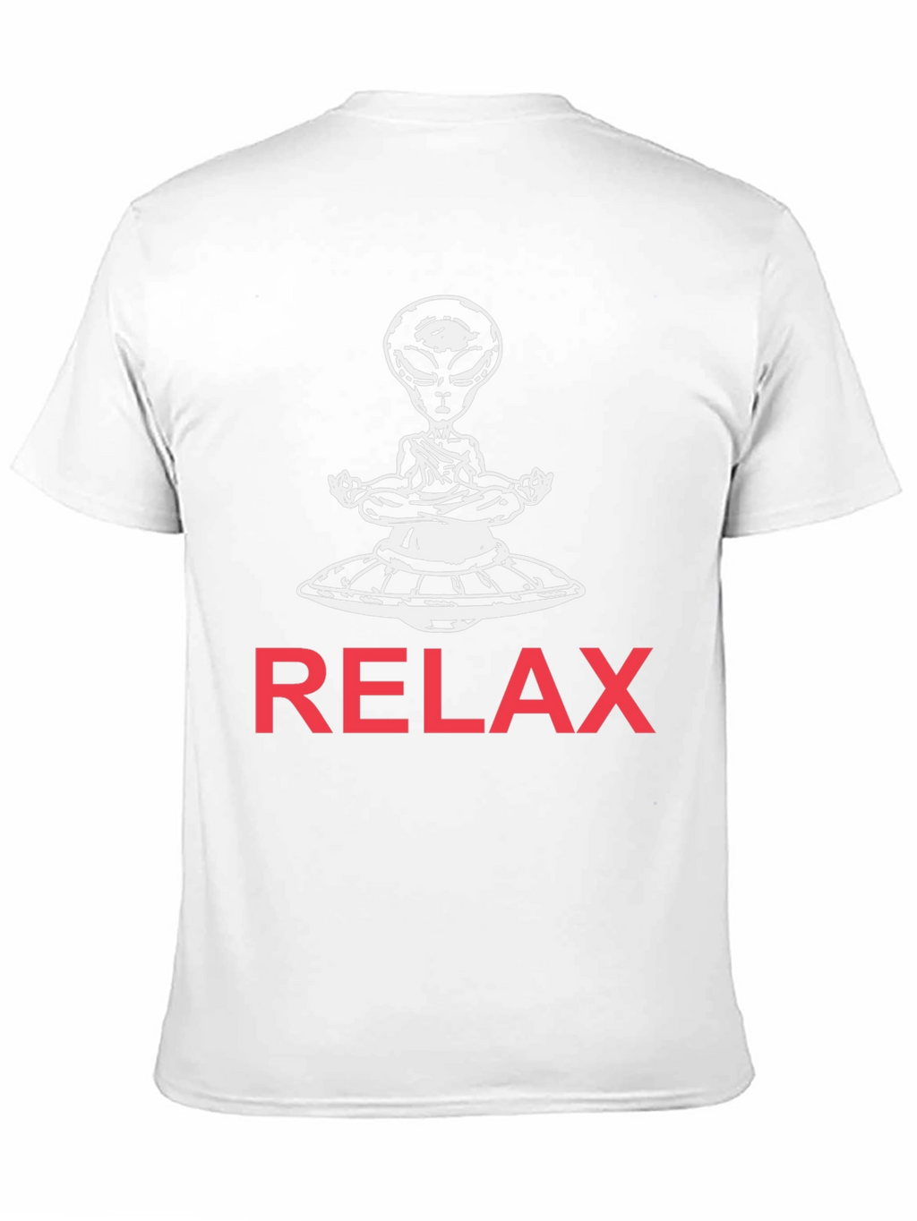 Relax Alien T-Shirt -  UFO Meditation Tee