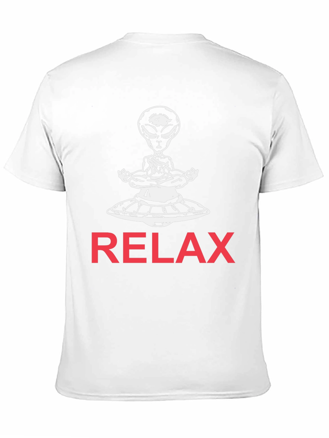 Relax Alien T-Shirt -  UFO Meditation Tee