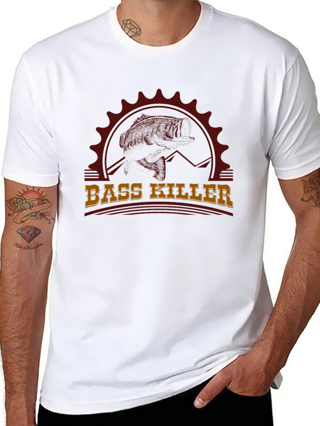 Bass Killer Graphic T-Shirt - Fishing Apparel