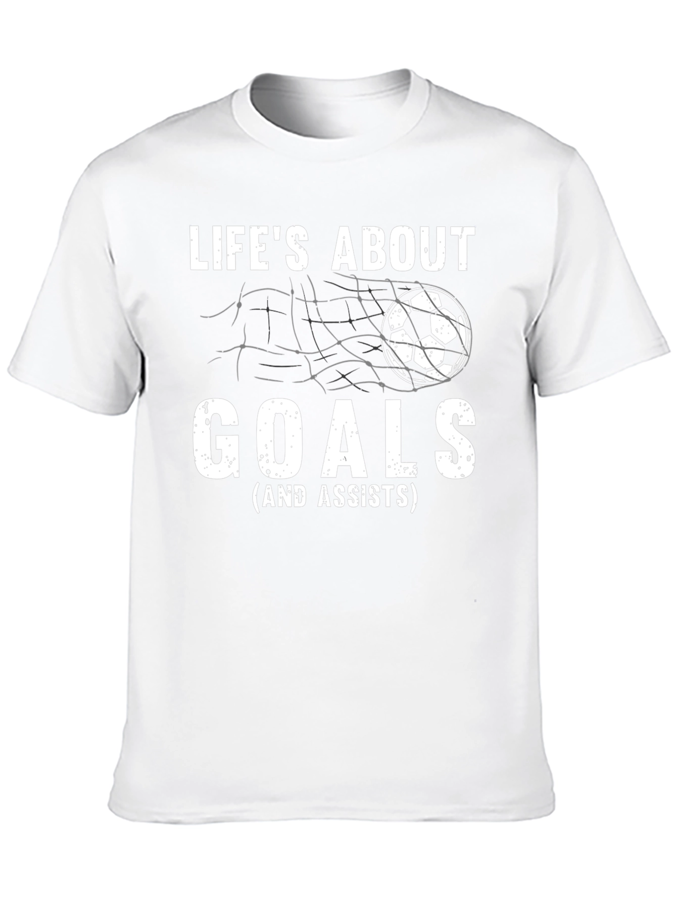 Lifes About Goals Soccer T-Shirt