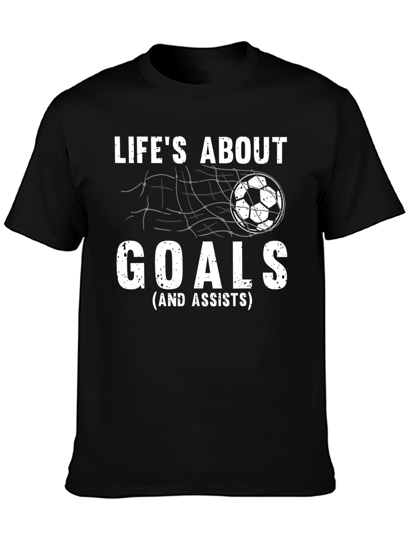 Lifes About Goals Soccer T-Shirt