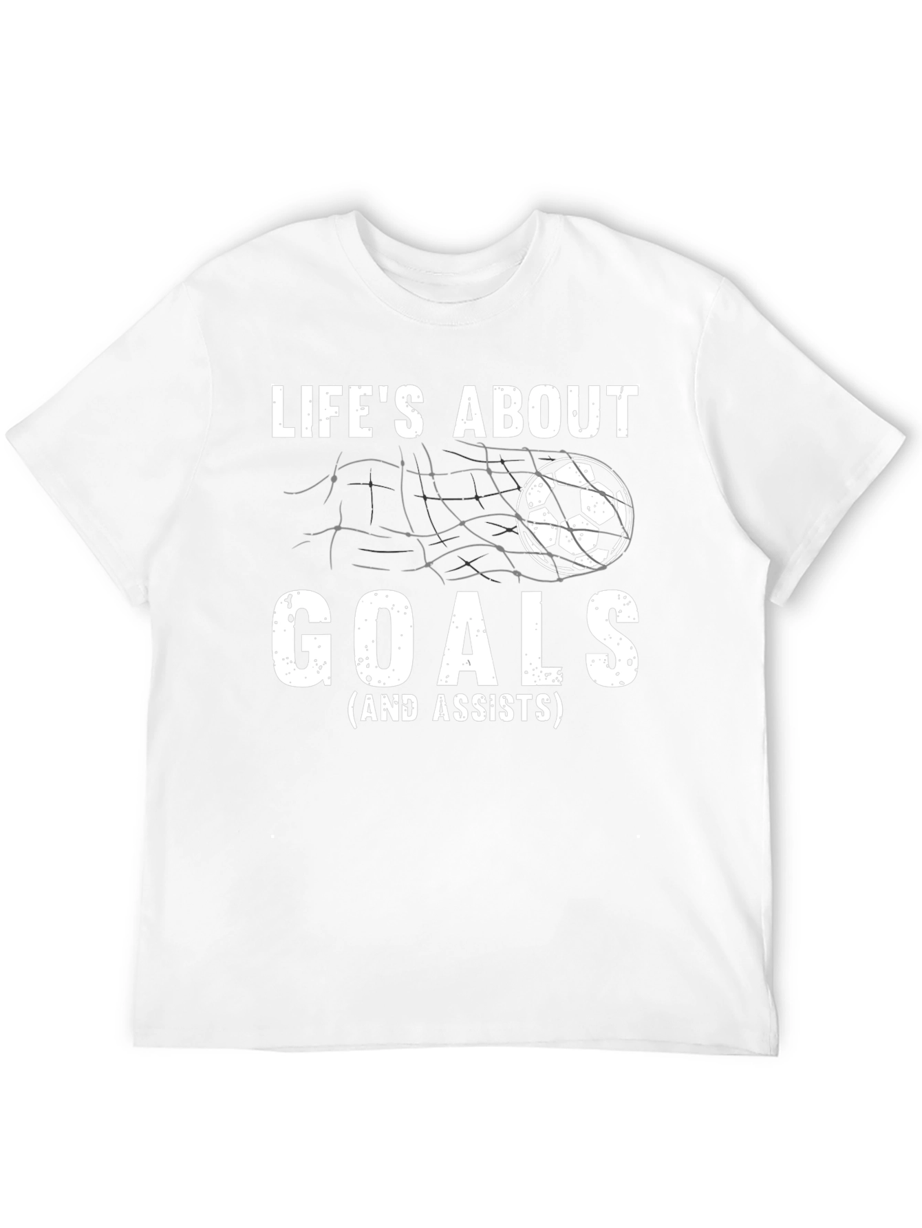 Lifes About Goals Soccer T-Shirt
