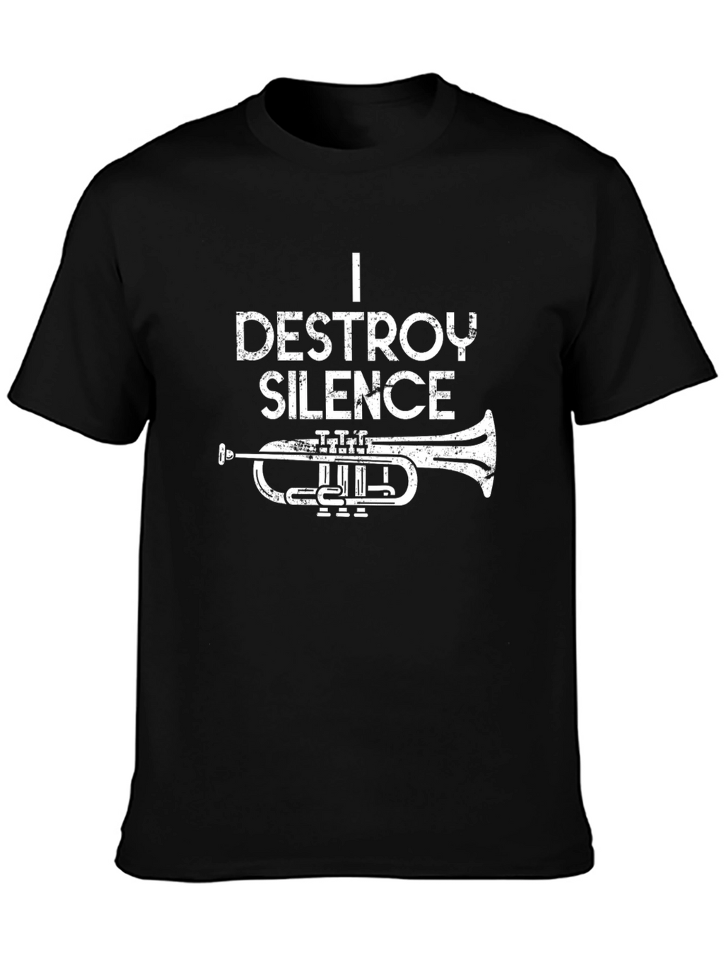 Destroy Silence Trumpet Graphic Tee