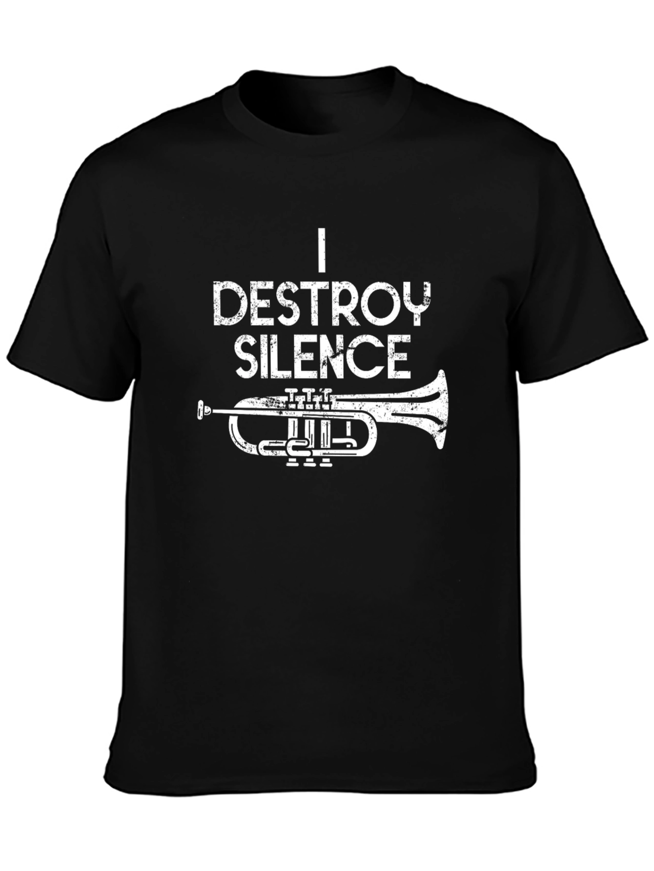 Destroy Silence Trumpet Graphic Tee