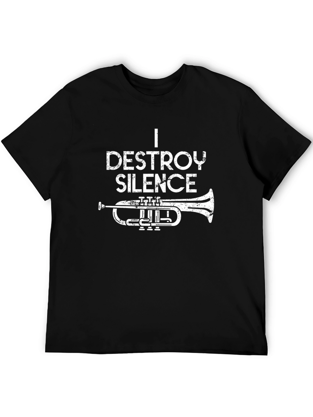 Destroy Silence Trumpet Graphic Tee