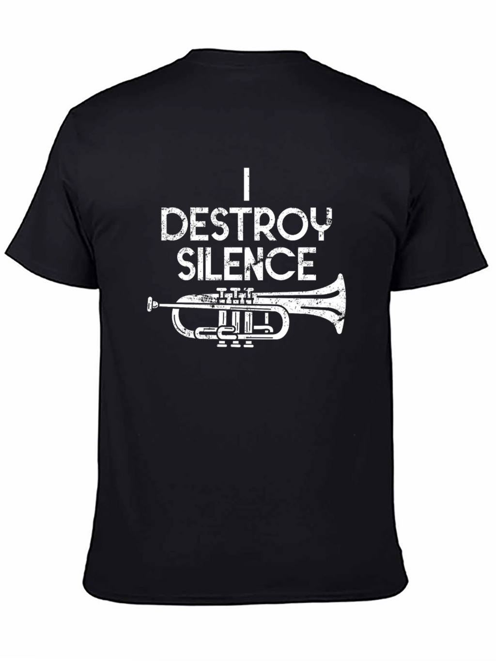 Destroy Silence Trumpet Graphic Tee