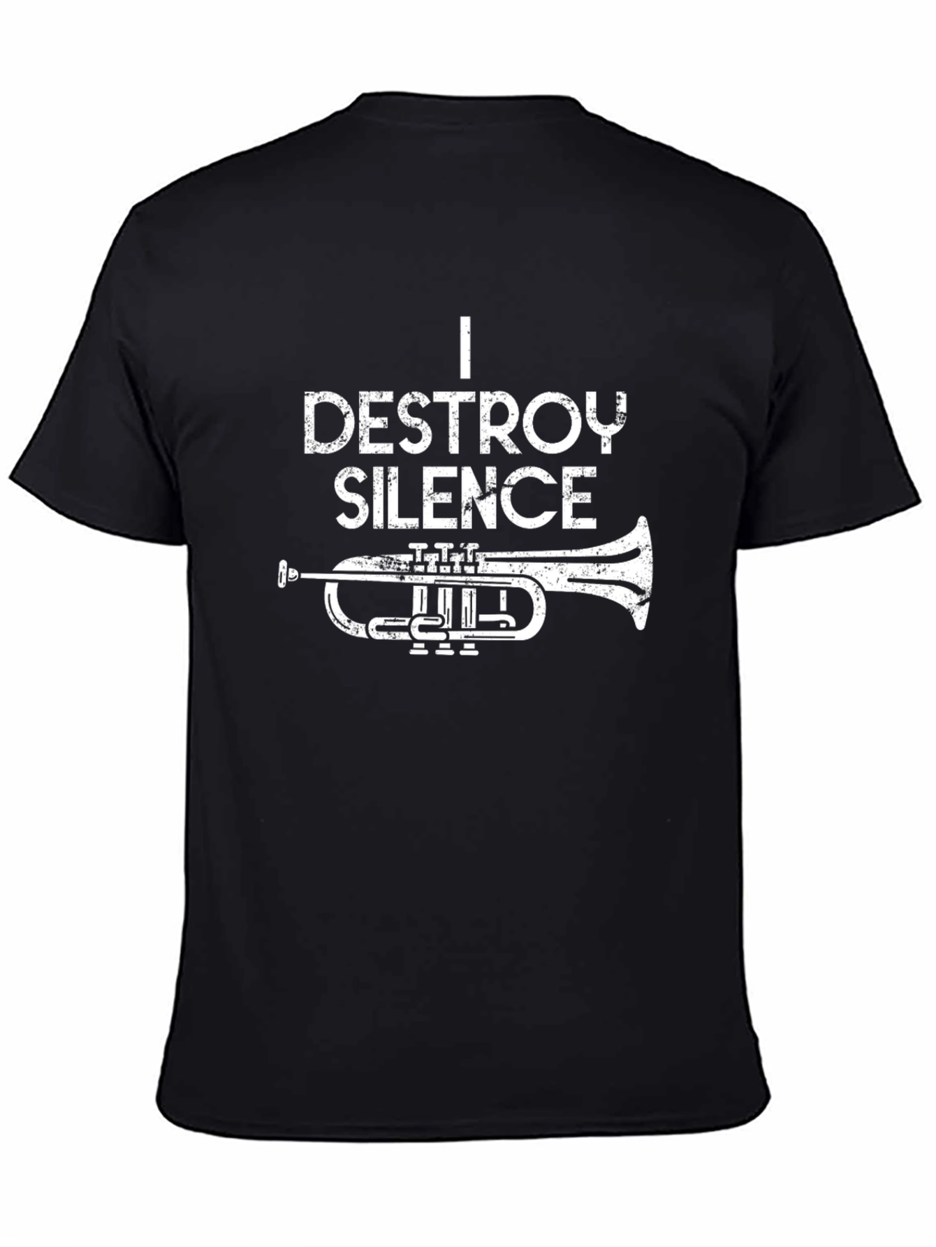 Destroy Silence Trumpet Graphic Tee