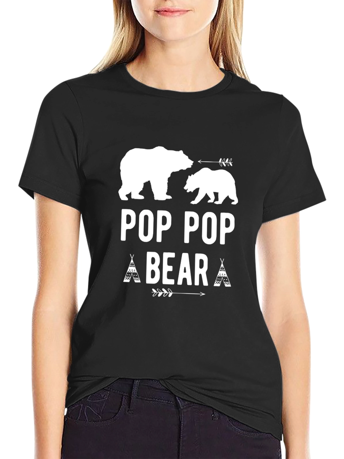 Pop Pop Bear Graphic T-Shirt - Fathers Day Gift