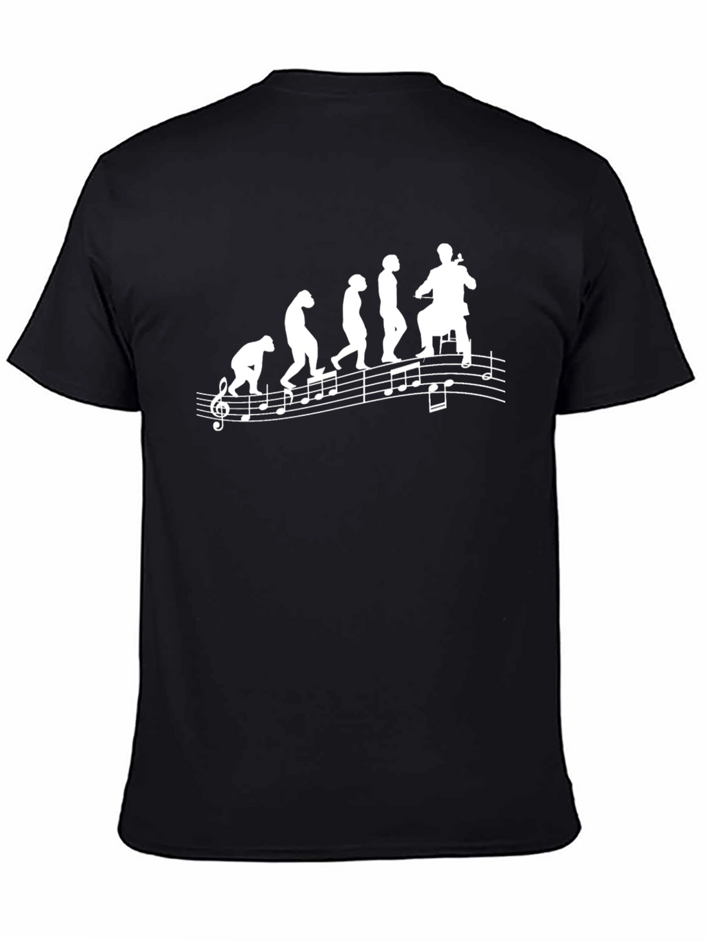 Evolution of a Musician Black T-Shirt