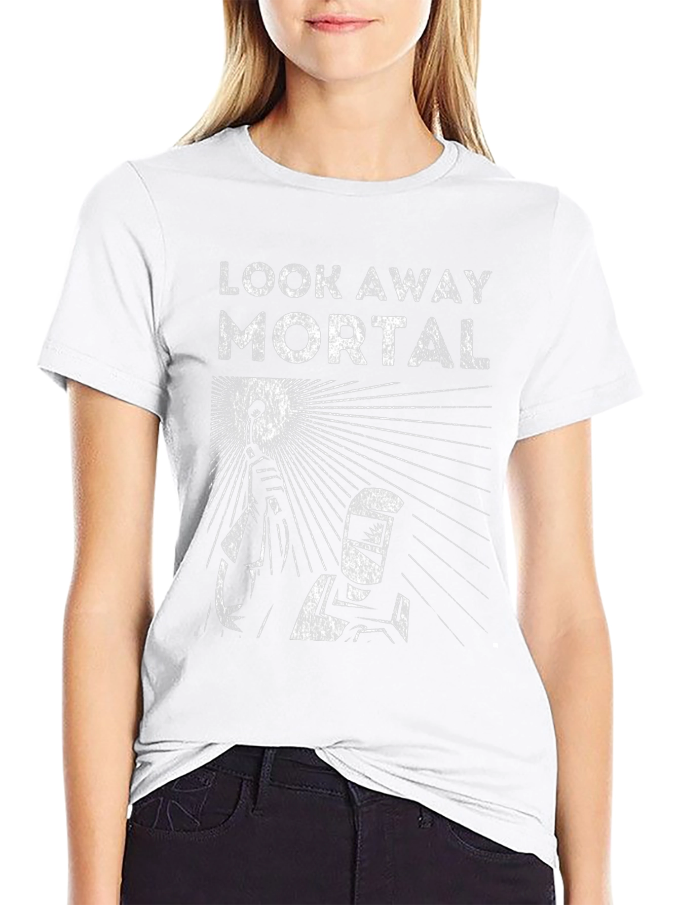 Look Away Mortal Welding T-Shirt